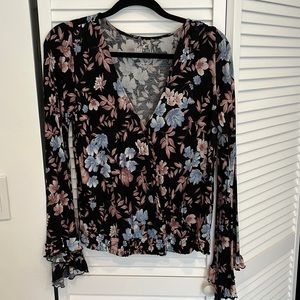 Floral soft blouse
